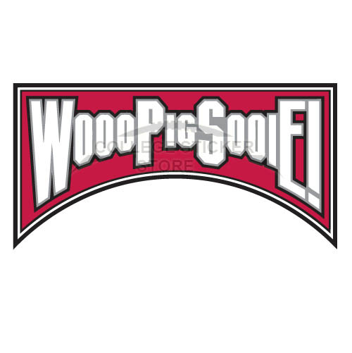 Customs Arkansas Razorbacks 2001 2008 Wordmark Logo Iron-on Transfers (Wall Stickers) N3741